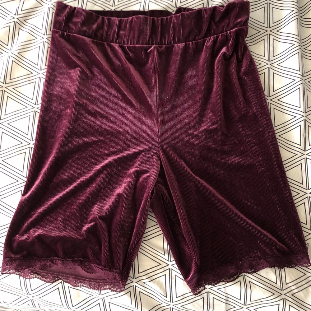 Velvet cord looking shorts ...